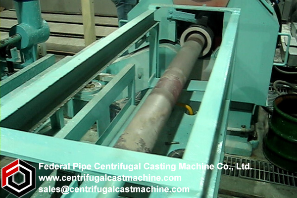 hot tinned surface in the centrifugal casting machine to form the desired atmosphere