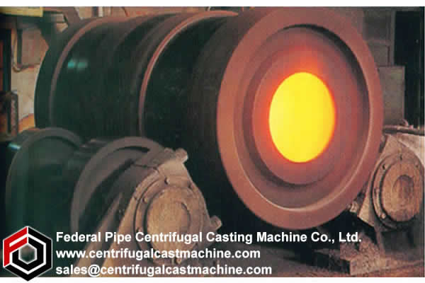 centrifugal casting machine belonging to the technical