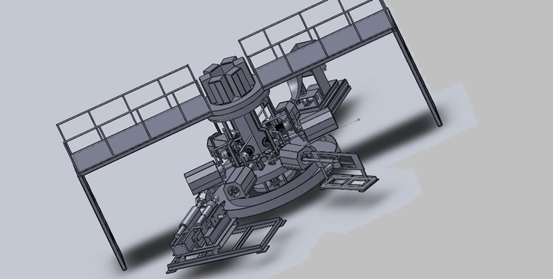 Turntable Centrifugal Casting Machine